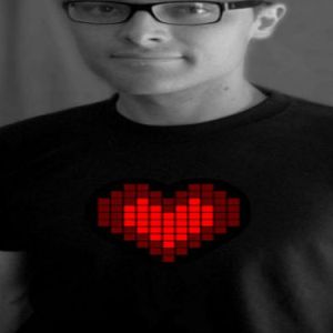Inedit: Tricoul GIF care afiseaza bataile inimii