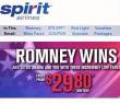 Cum sa dai gres cu un mesaj politico-promotional. Exemplul Spirit Airlines