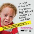 Campanie impotriva mamelor adolescente la metroul din New York