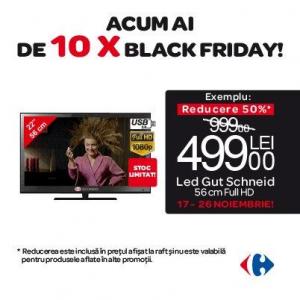 La Carrefour inca mai e Black Friday