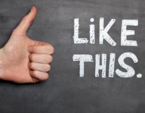 Cuvantul like atrage mai multe like-uri