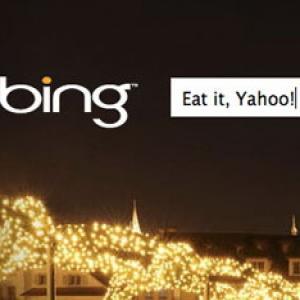 Bing il bate pe Yahoo chiar la el acasa