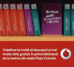 Vodafone da de citit: Brandul a lansat prima biblioteca digitala din Romania